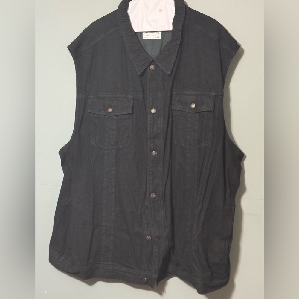Never Worn Big & Tall Liberty Blues Denim Vest